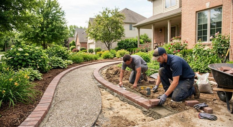 Brick Landscaping Installation in Norwalk, CT