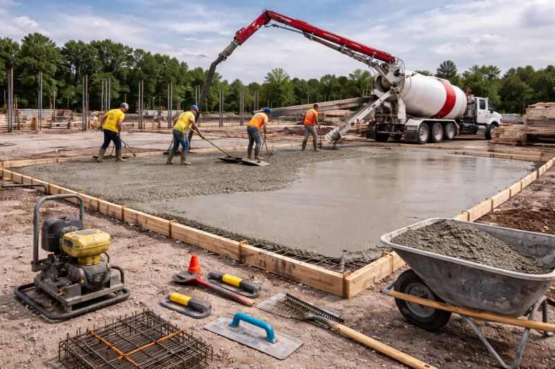 Commercial Slab Installation in Fort Collins, CO