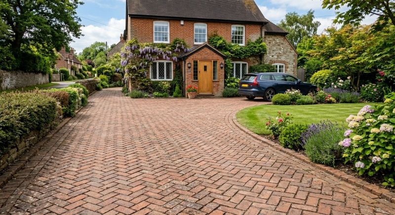 Brick Driveway Paving in Worcester, MA