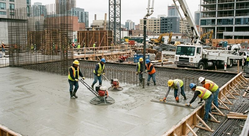 Commercial Slab Construction in Woodbridge, VA