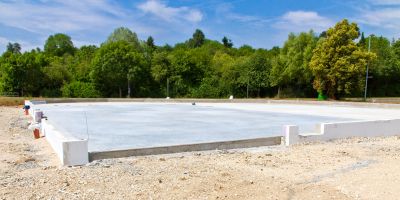 Commercial Slab Installation in Columbia, SC