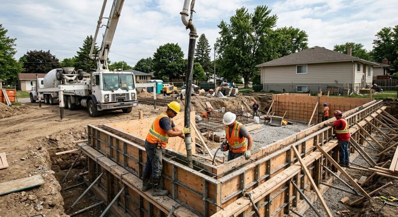 Foundation Wall Installation in Fort Wayne, IN