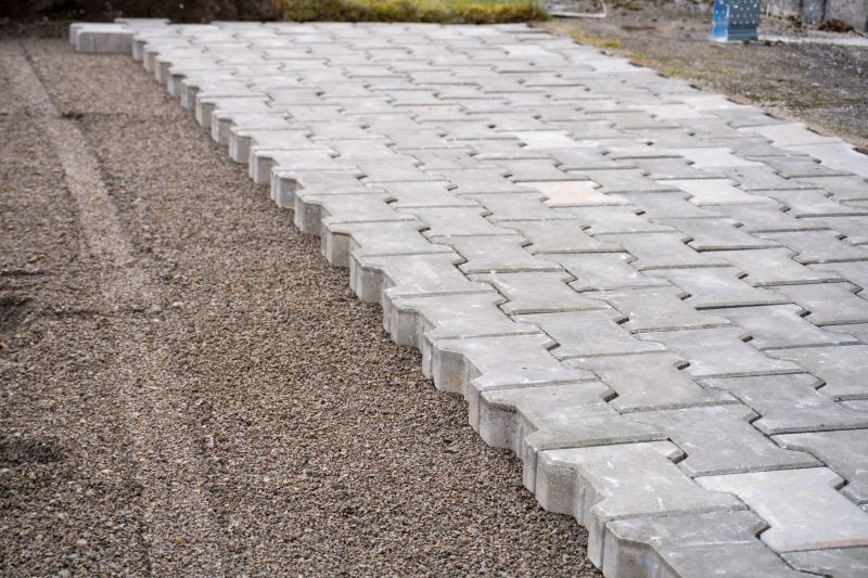 Driveway with Interlocking Pavers